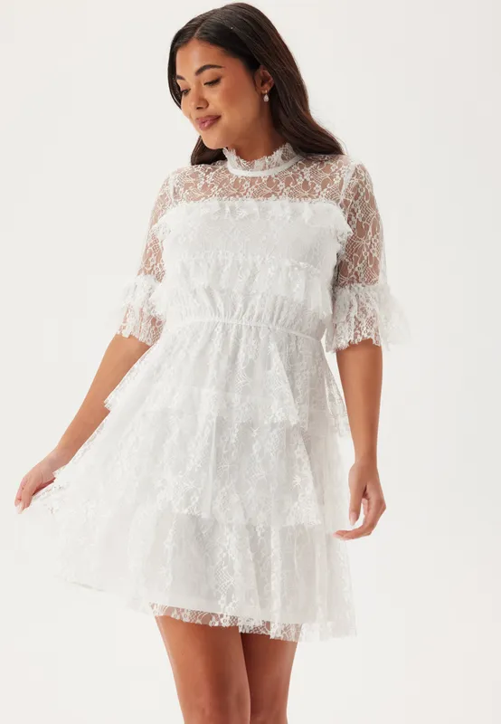 Frill Lace Dress (#6647)