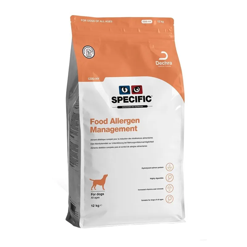 Specific CDD-HY Food Allergen Management Dog 12 kg