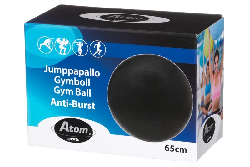 Gymboll 65 cm – Svart