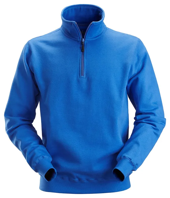 SWEATSHIRT 43467 ZIP KLARBLÅ STL M | Beijerbygg Byggmaterial