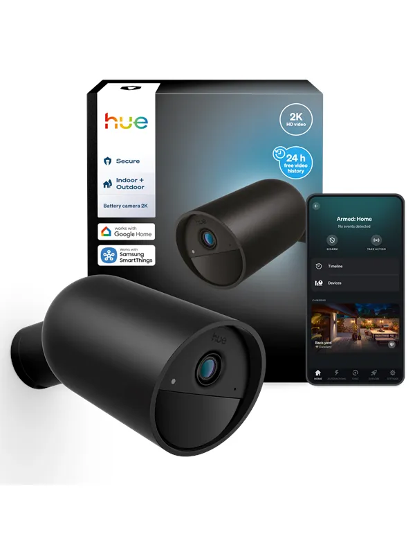 Philips Hue Secure 2K batterikamera (#5089)
