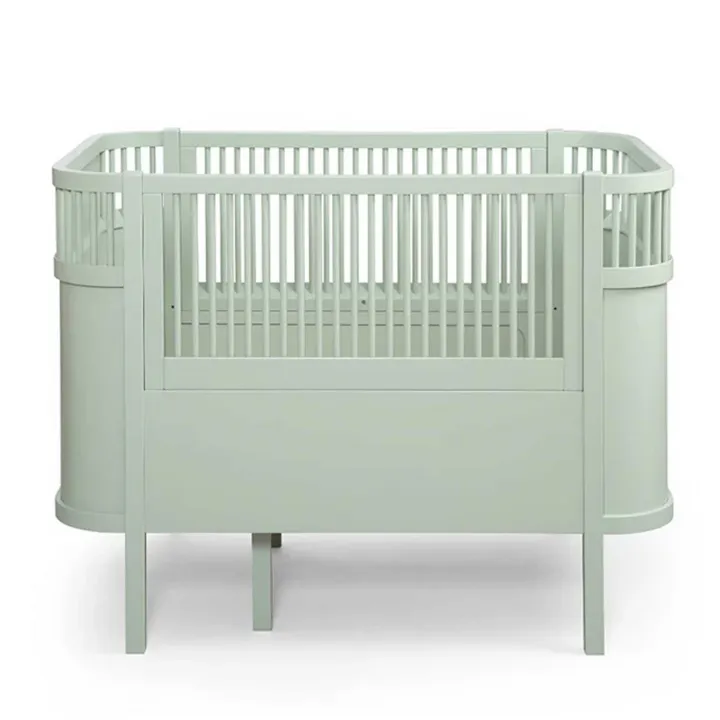 Växasäng 2 i 1 Baby & Juniorsäng - Mist Green