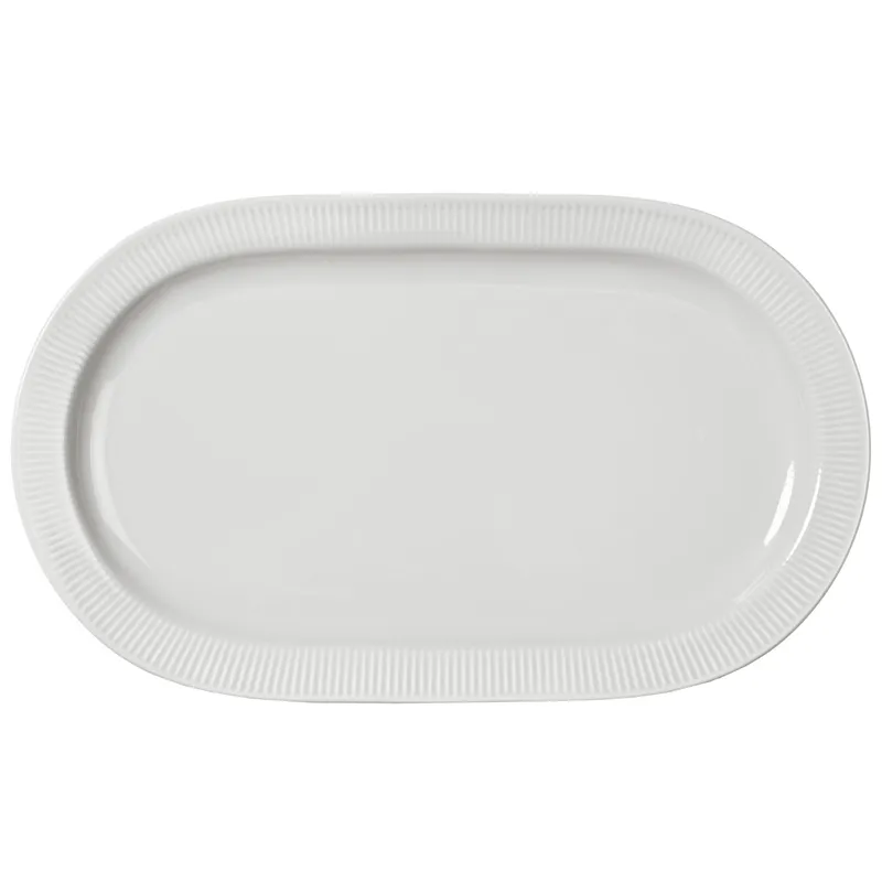 Sagaform Inka uppläggningsfat Vit, 20×34 cm
