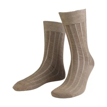 Amanda Christensen Strumpor Grade Wide Rib Ankle Socks Brun Strl 47/50