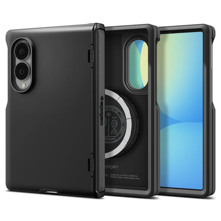 Spigen Mobilskal För Galaxy Z Fold 8 MagSafe Slim Armor Pro - Svart