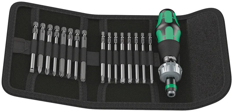 Wera Kraftform Kompakt 60 RA, 8,9 cm, Svart/grön, Svart