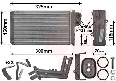Värmepaket VAN WEZEL 43006227