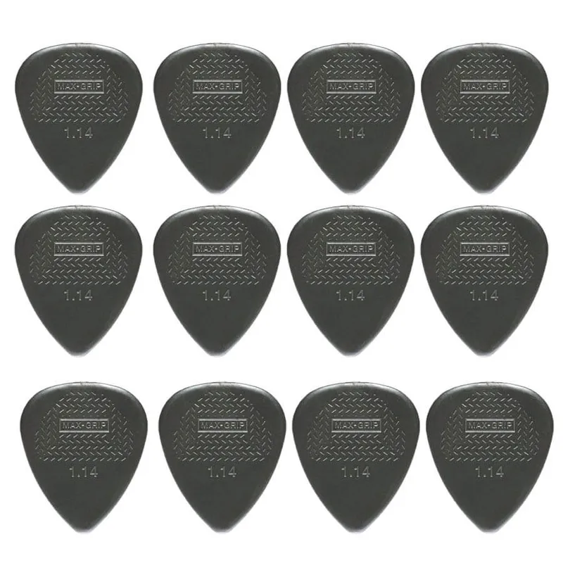 Dunlop Nylon Max Grip Standard 1,14 mm plektrum (12 st.)
