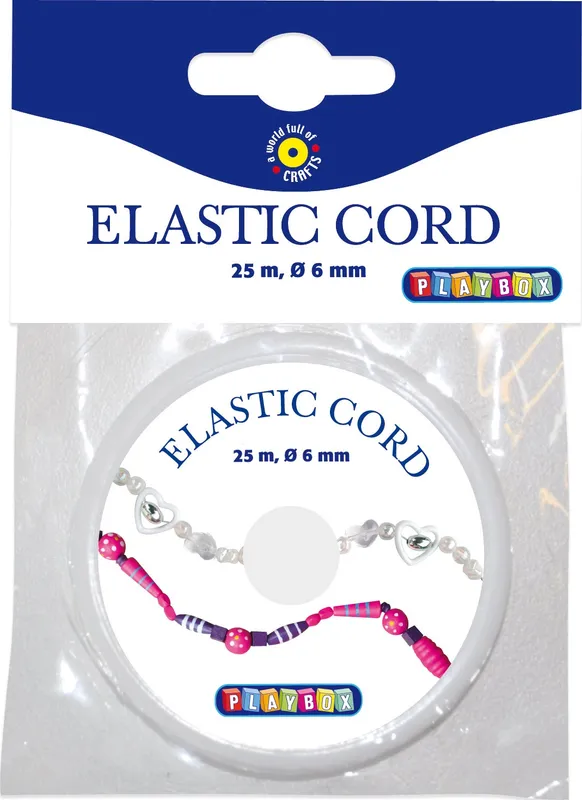 Smyckestråd elastisk 0,6mm 25m