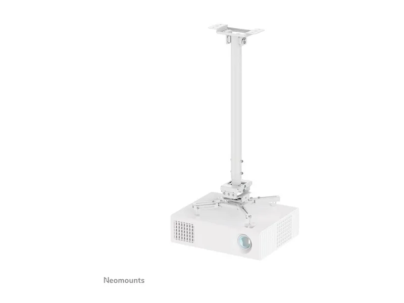 Neomounts CL25-550WH1 mounting kit - full-motion - for projector - easy-install height 74.5 - 114.5 cm - white