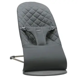 BabyBjörn Bliss Babysitter Vävd Klassisk Quilt, Antracitgrå