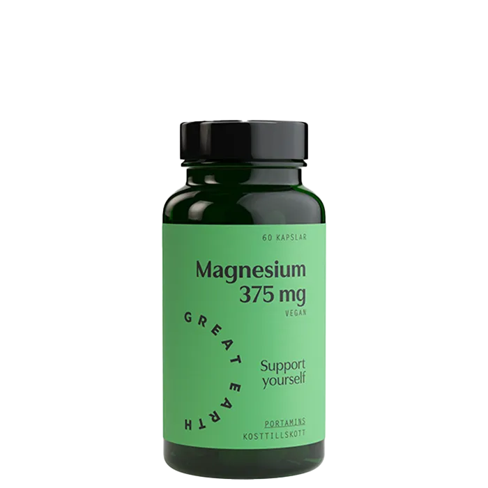 Great Earth Magnesium 375 mg kapslar 60 st