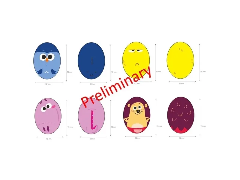 DR Skallerägg - 4-pack - Pensla