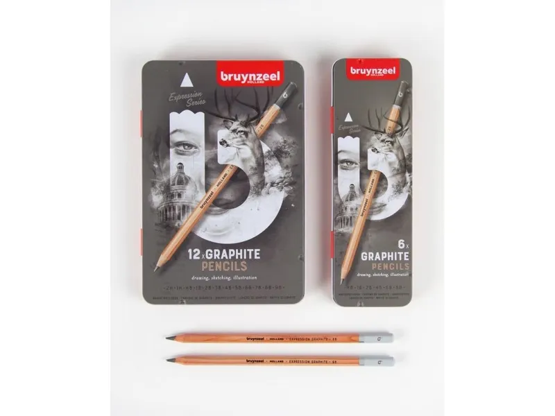 Grafitpennor Expression 6-set Bruynzeel