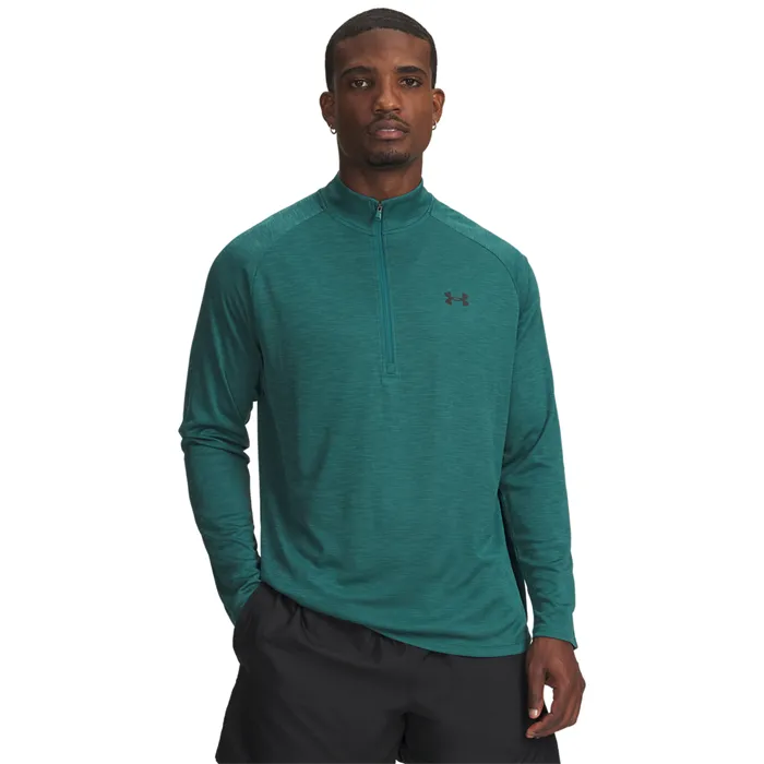 Tech Half‑Zip Grön