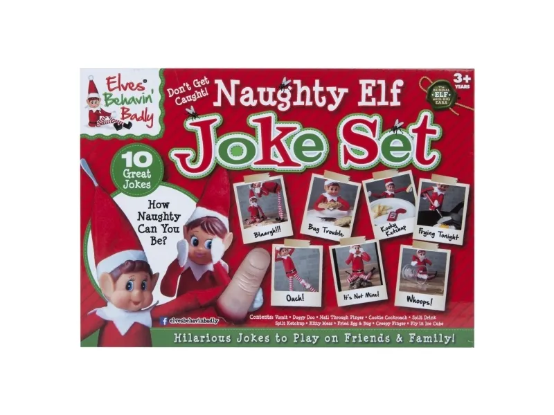 Elves Behavin’ Badley Naughty Elf Box of 10 Jokes