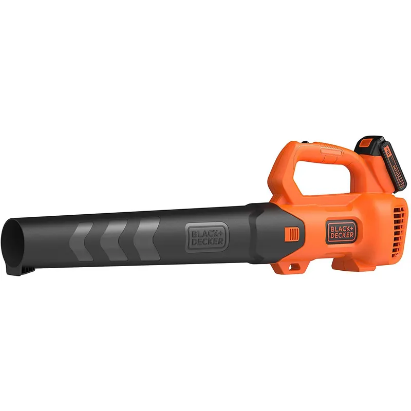 BLACK+DECKER BCBL200L – Lövblåsare – sladdlös – 18 V – 2 Ah – 19500 vpm – 600 m³/tim. – 140 km/h – 2.35 kg