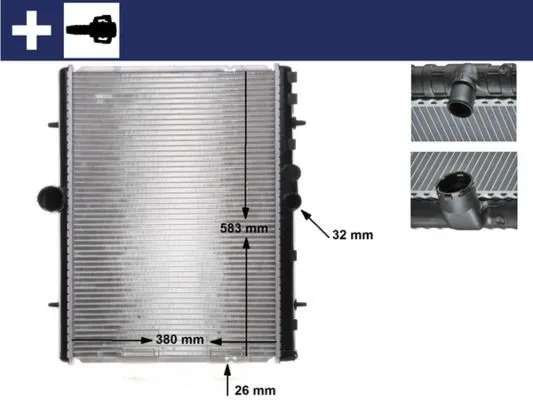 Kylare MAHLE CR 889 000S