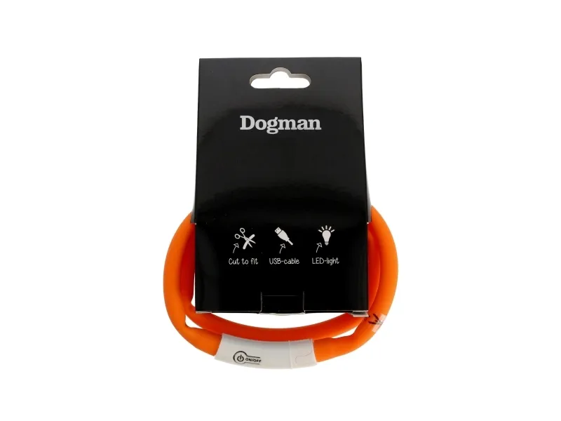 Dogman LED-ring silicon orange