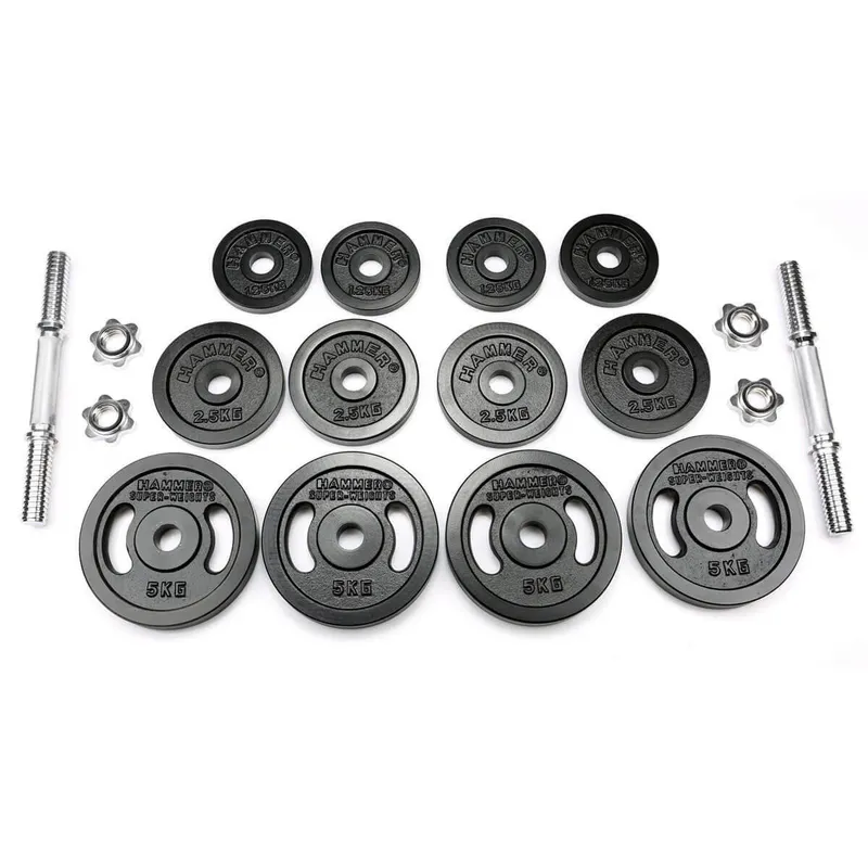 Hantelset 40 kg 1 par