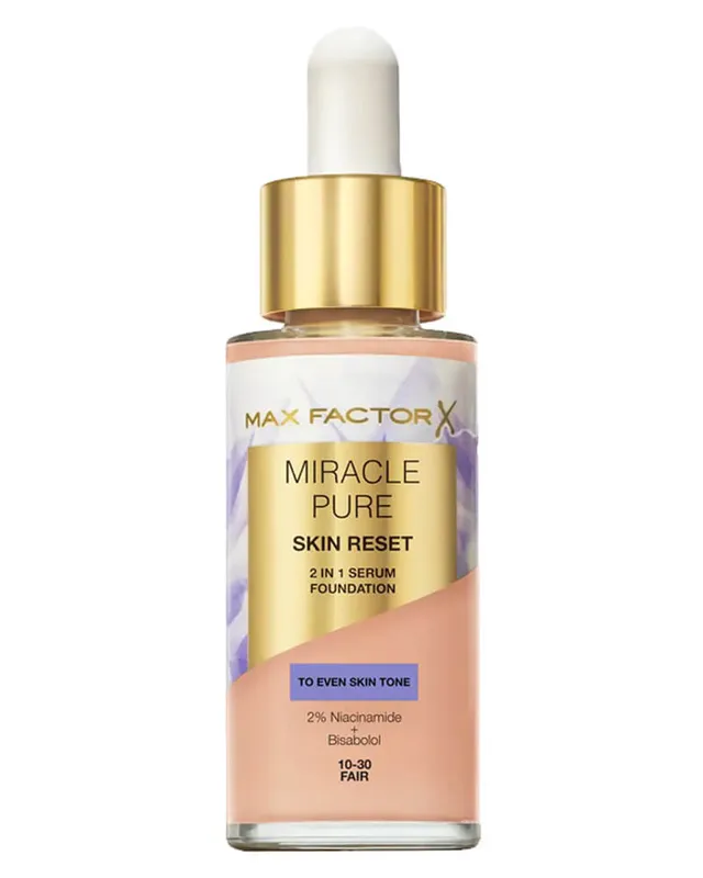 Max Factor Miracle Pure 2In1 Skin Reset Serum Foundation 01 Fair - 30 ml