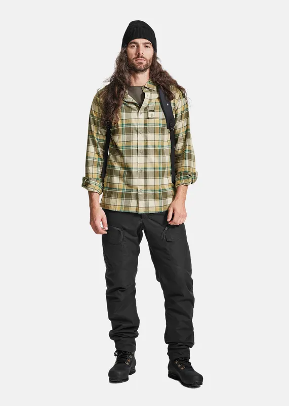 Lundhags Men’s Järpen Plaid Flannel Shirt Hay