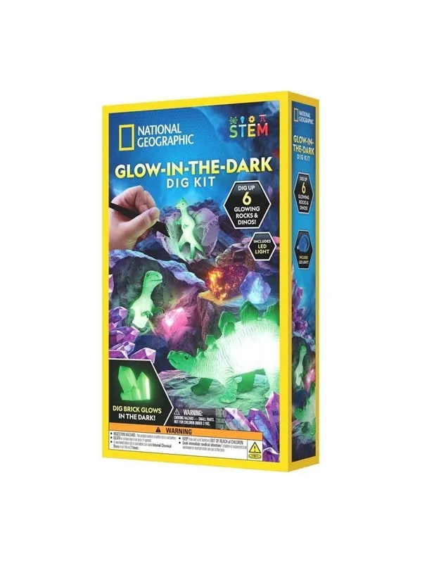 Glow in the Dark Dino Dig Kit National Geographic