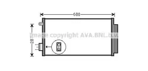 Kondensor, klimatanläggning AVA COOLING SYSTEMS FTA5411D