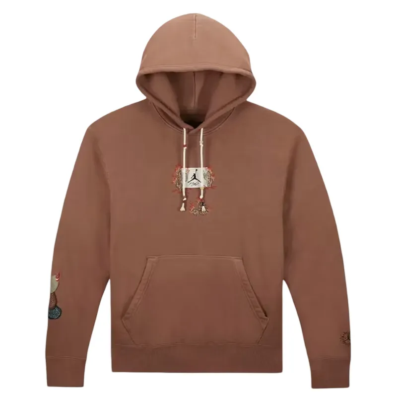 Travis Scott x Jordan Flight Graphic Hoodie Archaeo Brown