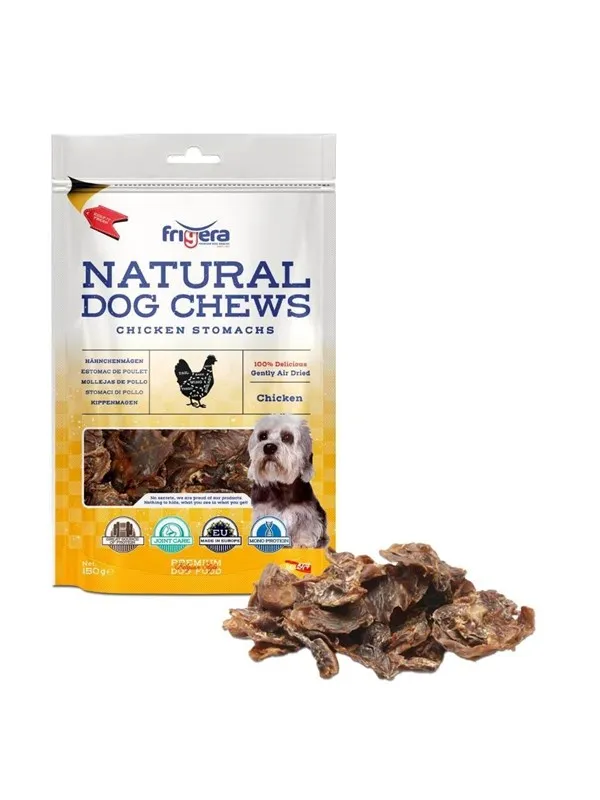 Frigera frigera natural dog chews kycklingmagar 150gr