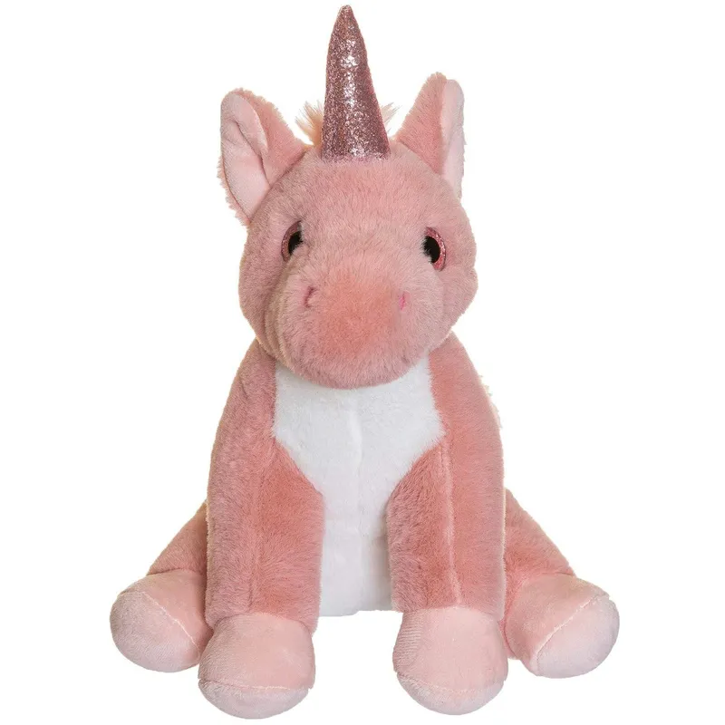 Teddykompaniet Gosedjur - Enhörning - 25 cm - Rosa