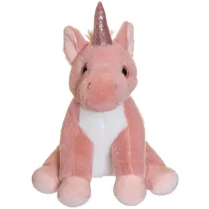 Teddykompaniet Gosedjur - Enhörning - 25 cm - Rosa