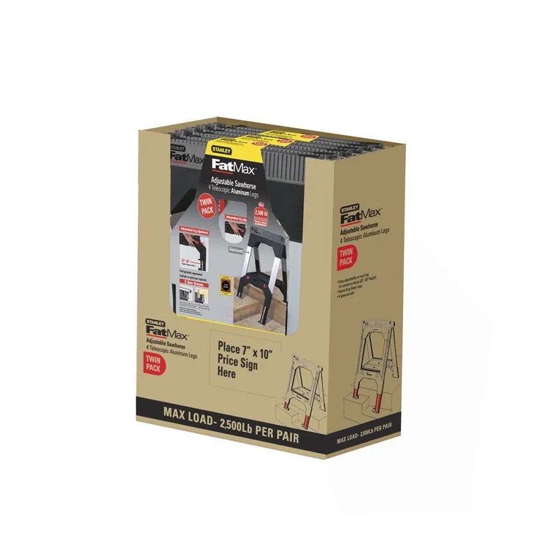 Stanley Fatmax Aluminium Saw Horse (Couple) - (1-92-980)