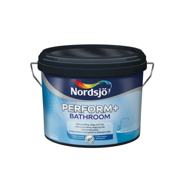 VÅTRUMSFÄRG PERFORM+ BW 10L NORDSJÖ VÅTRUM INNE BATH | Beijerbygg Byggmaterial