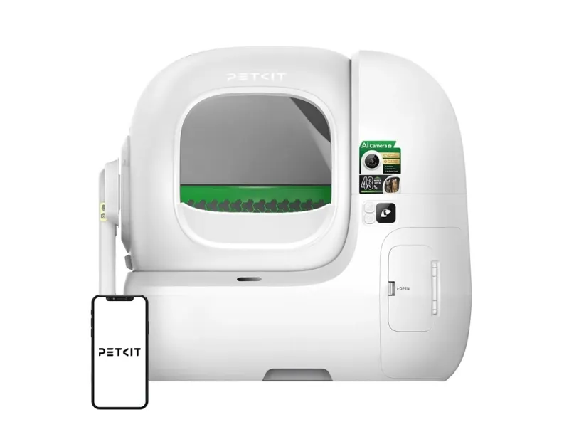 Petkit Automatisk kattlåda | Purobot Max Pro 2 | Vit