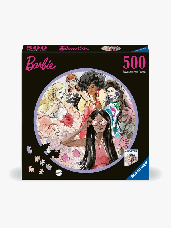 Barbie Circular Pussel 500 bitar, Ravensburger