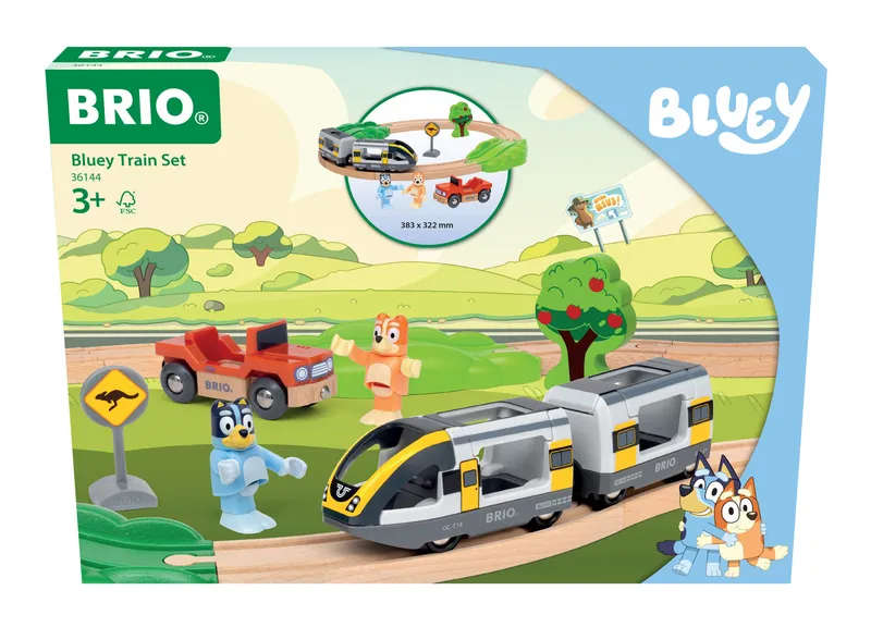 BRIO Tågbana - Bluey - 36144 - 15 Delar