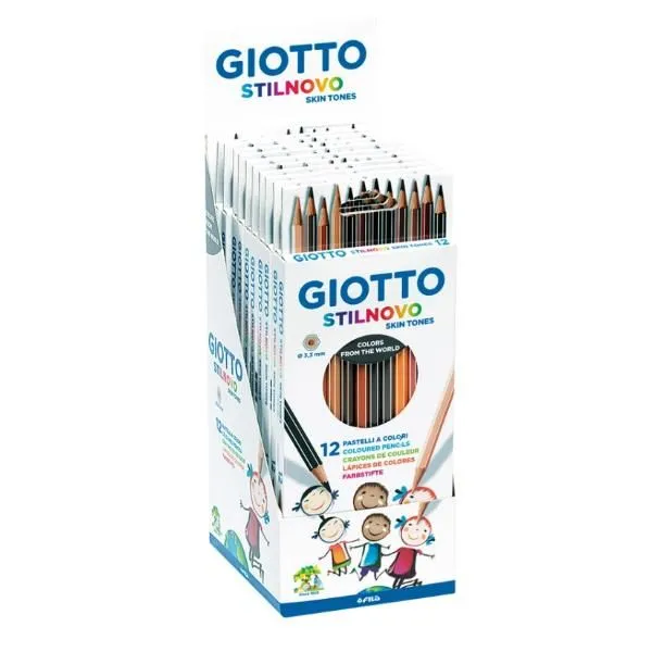 Färgpennor 12-p Skintones, Giotto Stilnovo