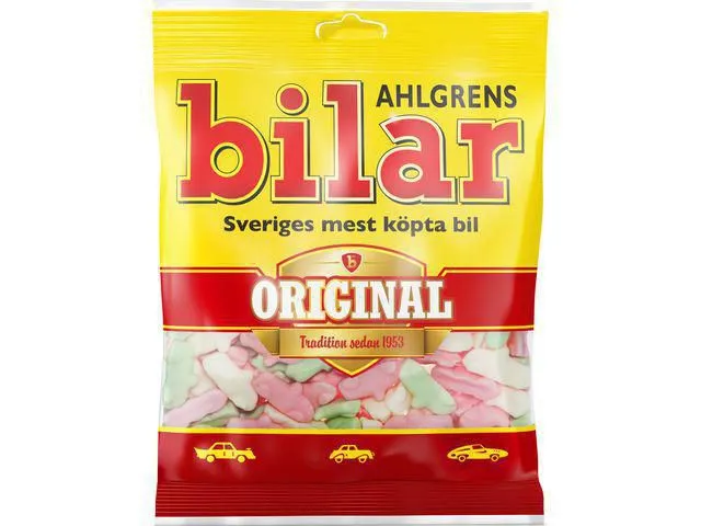 Ahlgrens Bilar original 125g Cloetta