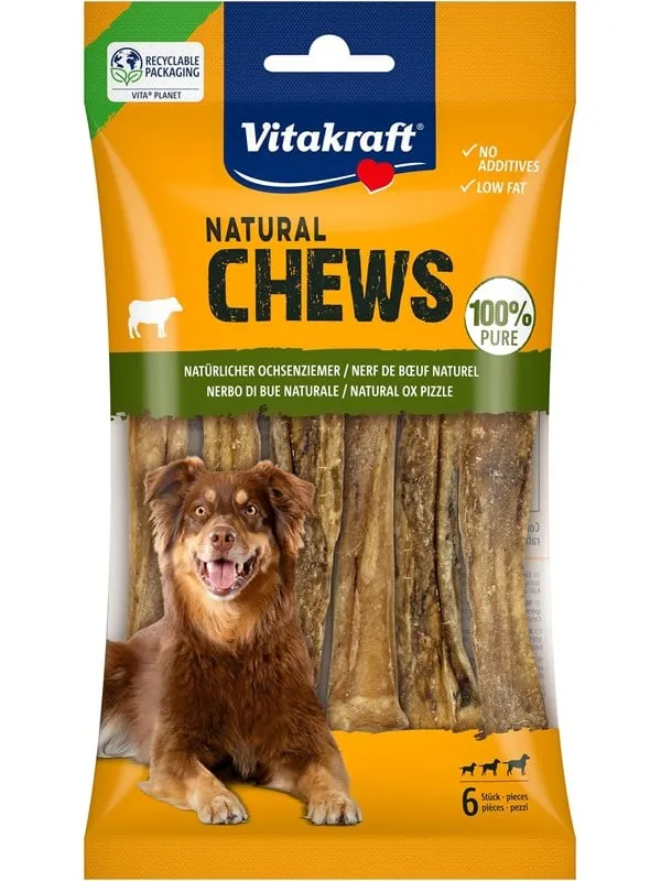 Vitakraft vitakraft natural chews skuren oxpizzle för hundar 6