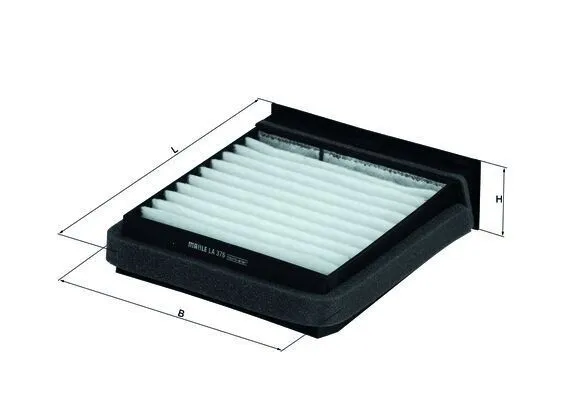 Kupéfilter MAHLE LA 376
