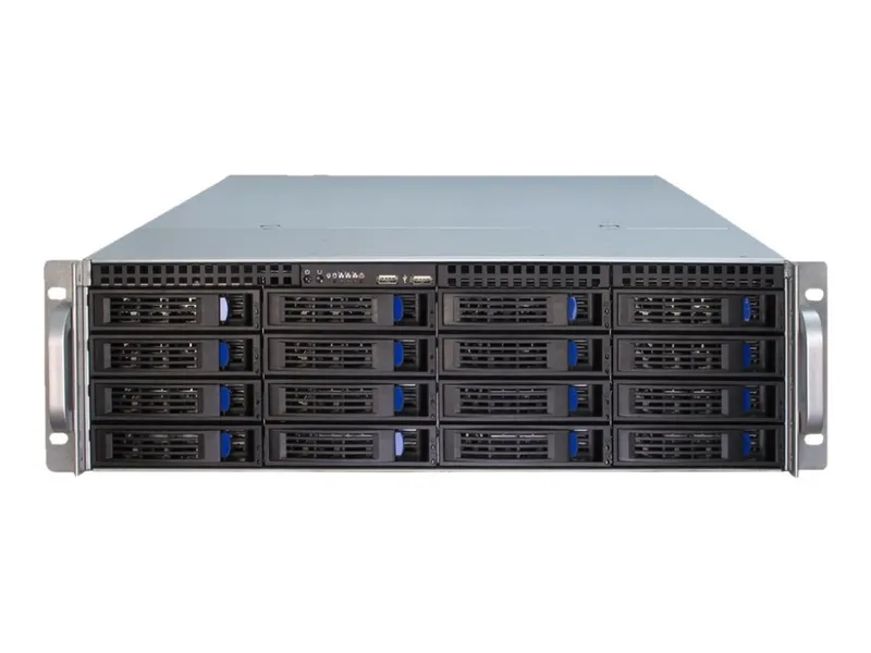 Inter-Tech IPC 3U-3416 - Chassi - Server (Rack) - Svart