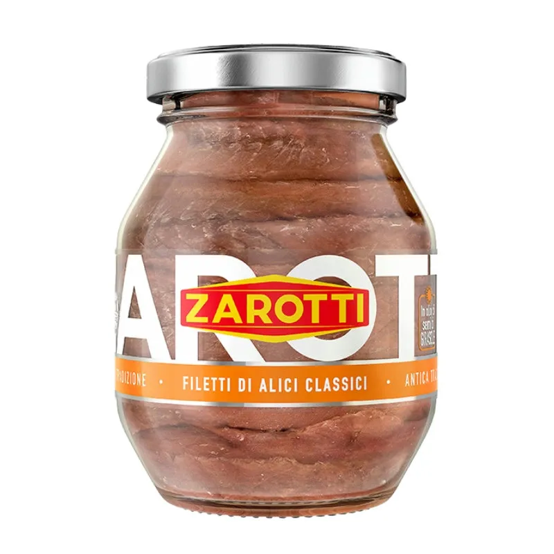 Sardeller i solrosolja Zarotti 140g (74g)