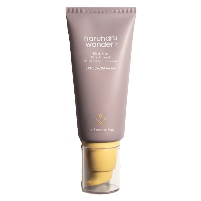 Haruharu Wonder Black Rice Pure Mineral Relief Daily Sunscreen 50ml – For All Skin Types Including Sensitive Skin