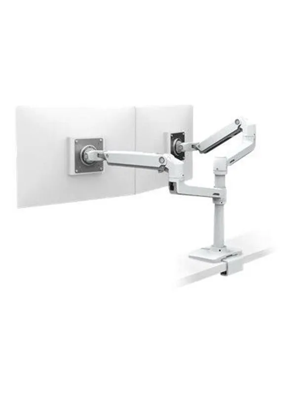 Ergotron LX Dual Stacking Arm with Under Mount C-Clamp