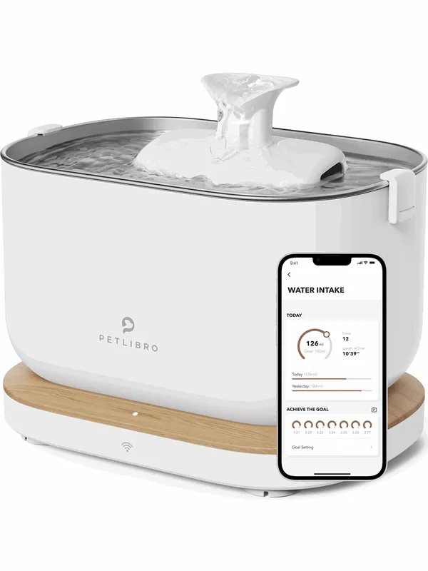 Petlibro Dockstream Smart Wifi Fontän|Vit
