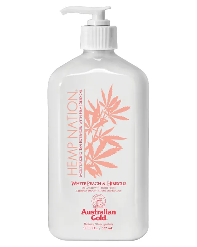 Australian Gold Hemp Nation White Peach & Hibiscus Moisturizer 532 ml