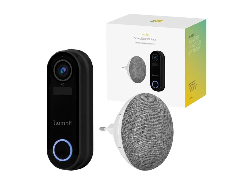 Hombli Smart Doorbell Pack – Black