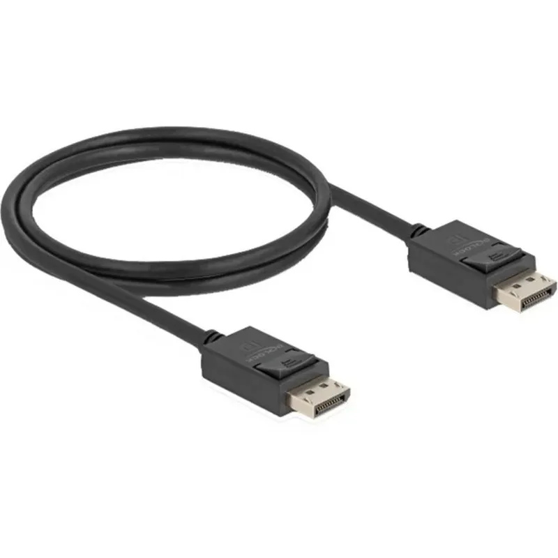 Delock DisplayPort-kabel 16K @ 60Hz, 80 Gbps, 1m