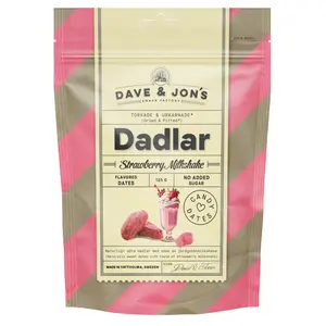 Dave & Jon's Dadlar Strawberry Milkshake 125 g